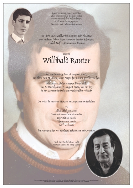 Parte von Willibald Rauter