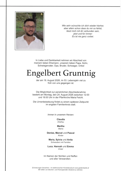 Parte von Engelbert Gruntnig