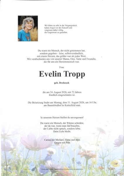 Parte von Evelin Tropp