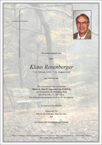 Parte von Klaus Rosenberger
