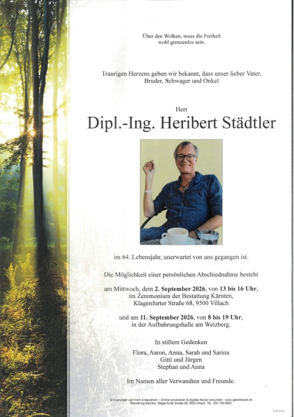 Parte von Dipl.-Ing. Heribert Städtler