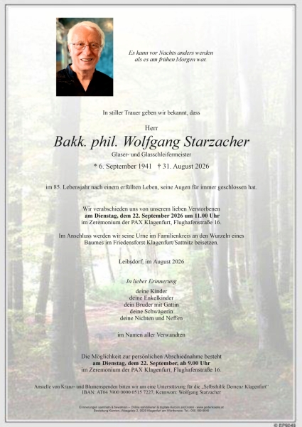 Parte von Wolfgang Starzacher
