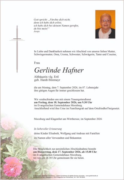 Parte von Gerlinde Hafner