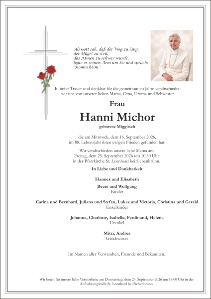 Parte von Hanni Michor