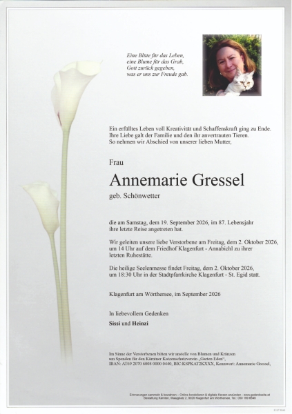 Parte von Annemarie Gressel