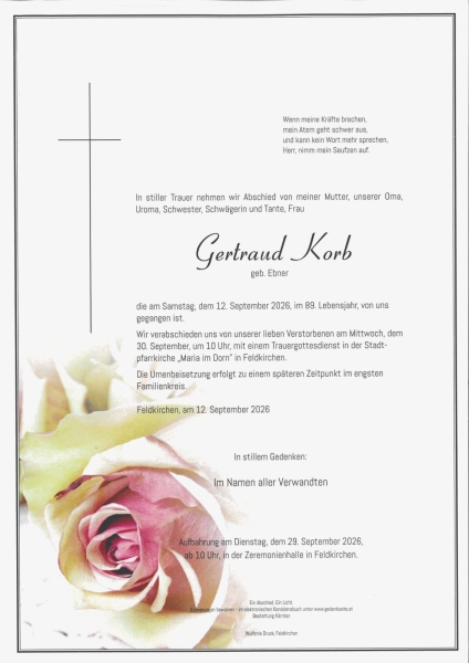 Parte von Gertraud Korb
