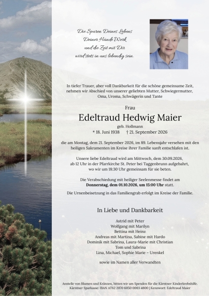 Parte von Edeltraud Hedwig Maier