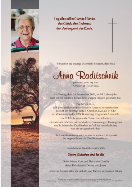 Parte von Anna  Raditschnik