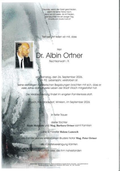 Parte von Albin Ortner