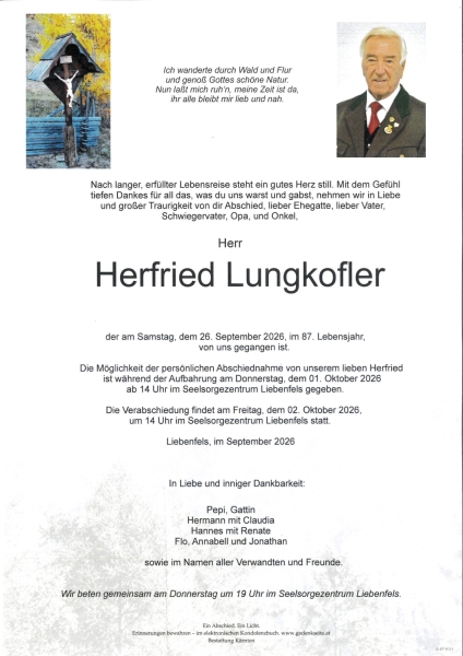 Parte von Herfried Lungkofler