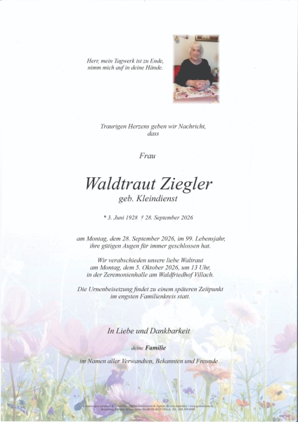 Parte von Waltraut Ziegler