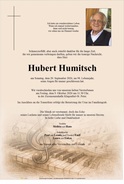 Parte von Hubert Humitsch