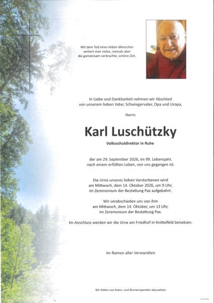Parte von Karl Luschützky