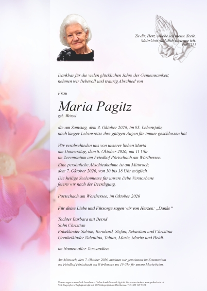 Parte von Maria Pagitz