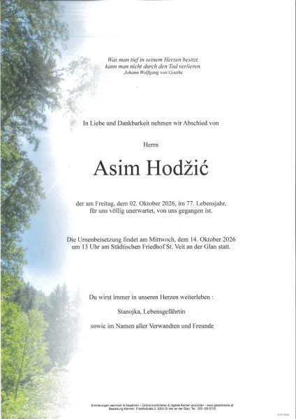 Parte von Asim Hodžić