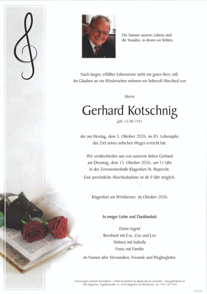 Parte von Gerhard Kotschnig