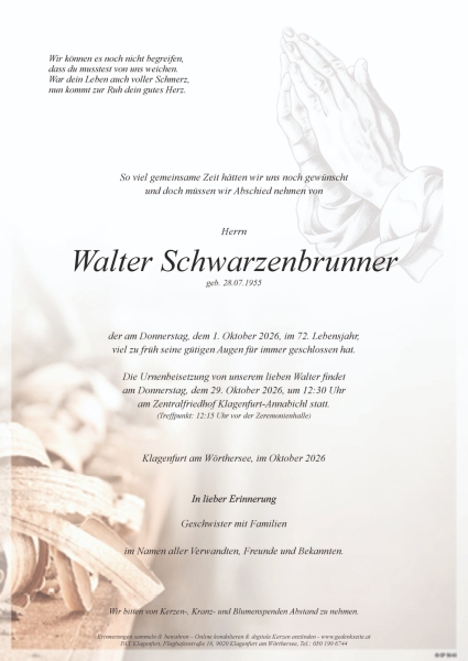 Parte von Walter Schwarzenbrunner