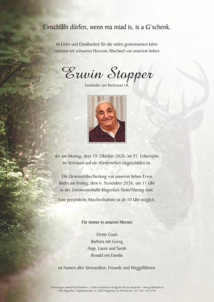 Parte von Erwin Stopper