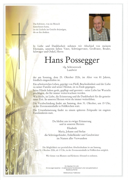 Parte von Hans Possegger