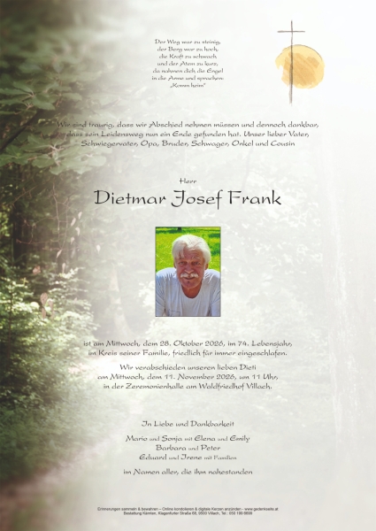 Parte von Dietmar Josef Frank